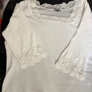 Gauze cover-up dress